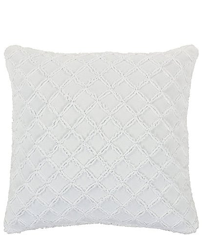 Piper & Wright Lillian Collection Lattice Pattern 20#double; Square Decorative Reversible Pillow