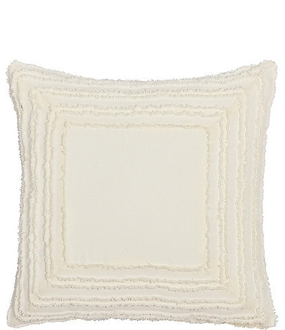 Piper & Wright Lillian Textured Jacquard Engineered Square Decorative Pillow
