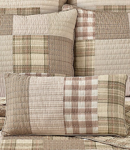Piper & Wright Mayfair Quilted Reversible Boudoir Decorative Pillow