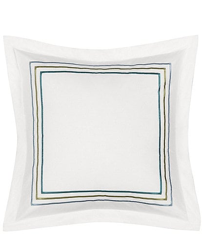 Piper & Wright Meadow Embroidered 18#double; Square Decorative Throw Pillow
