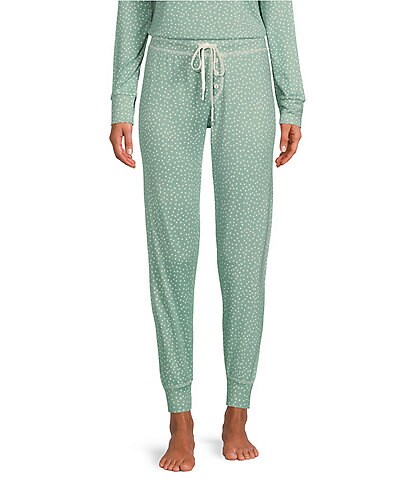 PJ Salvage Polka Dot Print Knit Coordinating Sleep Pants
