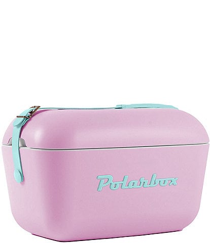Polarbox Retro 21-Quart Cooler- Hot Pink/Cyan