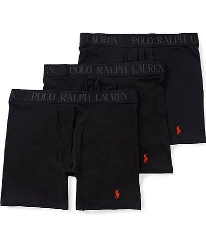 Polo Ralph Lauren 4D Flex Cooling Cotton Modal Boxer Briefs 3-Pack