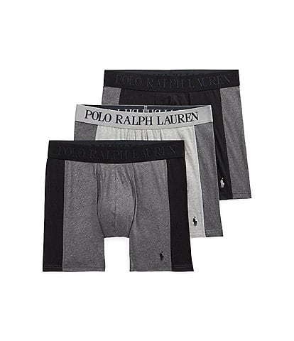Polo Ralph Lauren 4D Flex Max Side Panel Boxer Briefs 3-Pack