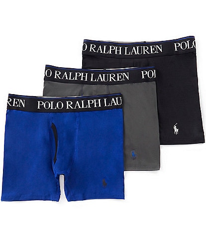 Polo Ralph Lauren 4D Flex Performance Assorted Boxer Briefs 3-Pack