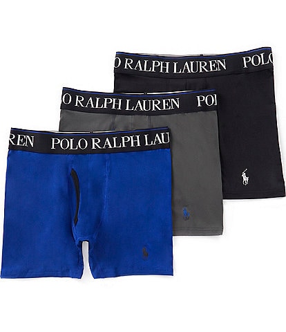 Polo Ralph Lauren 4D Flex Performance Assorted Boxer Briefs 3-Pack