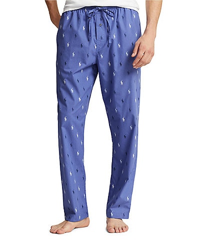 Polo Ralph Lauren Allover Pony Pattern Woven Pajama Pants
