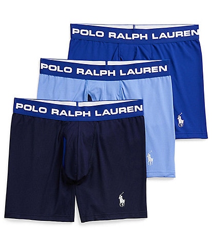 Polo Ralph Lauren Assorted Perfect Pouch Boxer Briefs 3-Pack