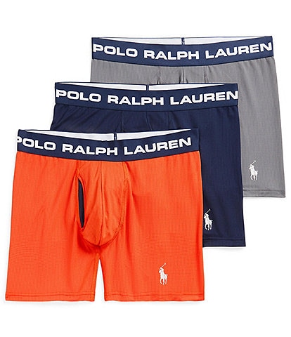 Polo Ralph Lauren Assorted Perfect Pouch Boxer Briefs 3-Pack