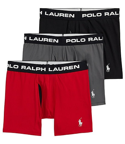 Polo Ralph Lauren Assorted Perfect Pouch Boxer Briefs 3-Pack