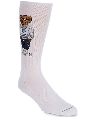 Polo Ralph Lauren Athletic Club Bear Crew Socks