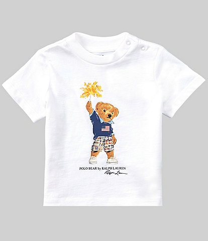 Polo Ralph Lauren Baby Boys 3-24 Months Short Sleeve Polo Bear Jersey T-Shirt