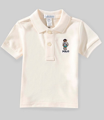 Polo Ralph Lauren Baby Boys Short-Sleeve Polo Bear Mesh Polo Shirt