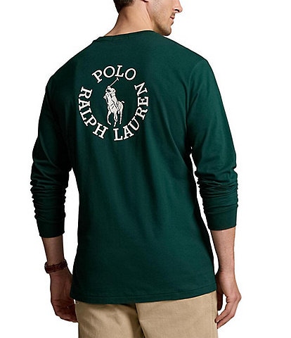 Polo Ralph Lauren Big & Tall Big Pony Logo Jersey Long Sleeve T-Shirt