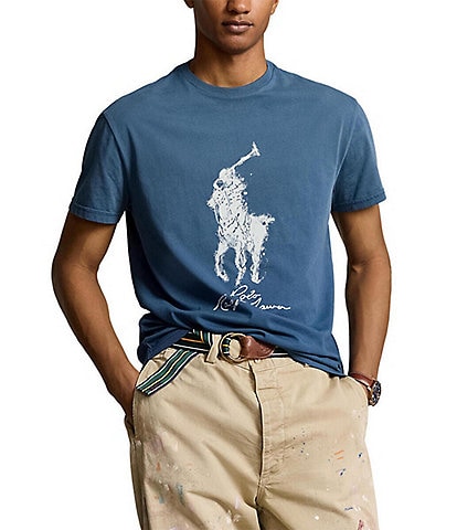 Polo Ralph Lauren Big & Tall Classic Fit Big Pony Jersey Short Sleeve Graphic T-Shirt