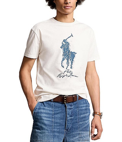 Polo Ralph Lauren Big & Tall Classic Fit Big Pony Jersey Short Sleeve T-Shirt
