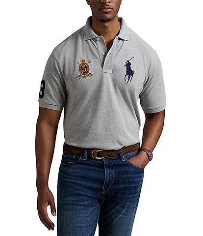 Polo Ralph Lauren Big & Tall Classic Fit Big Pony Mesh Short Sleeve Polo Shirt