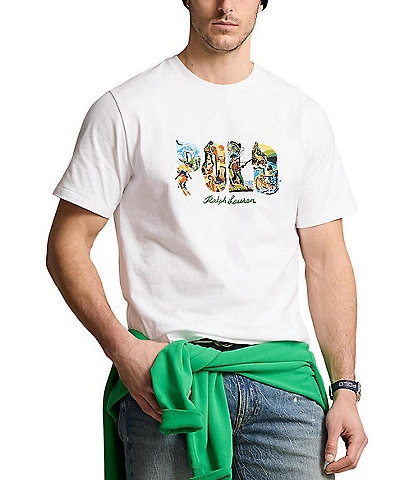 Polo Ralph Lauren Big & Tall Classic Fit Graphic Logo Jersey Short Sleeve T-Shirt