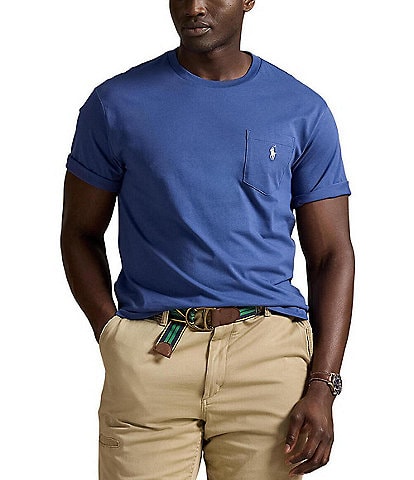 Polo Ralph Lauren Big & Tall Classic Fit Jersey Pocket Crewneck T-Shirt