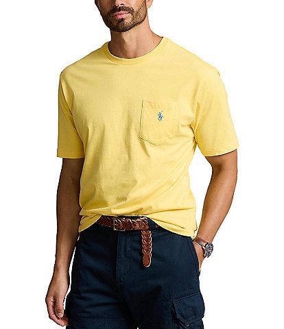 Polo Ralph Lauren Big & Tall Classic-Fit Jersey Pocket Crewneck T-Shirt