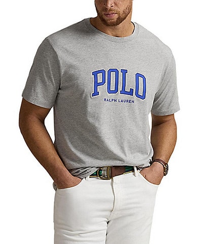 Polo Ralph Lauren Big & Tall Classic Fit Large Signature Graphic Logo Jersey Short Sleeve T-Shirt
