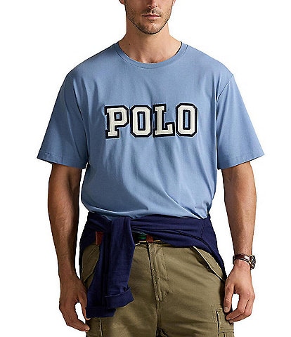 Polo Ralph Lauren Big & Tall Classic Fit Logo Patch Jersey Short Sleeve T-Shirt