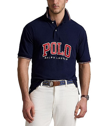 Polo Ralph Lauren Big & Tall Classic Fit Logo Mesh Short Sleeve Polo Shirt