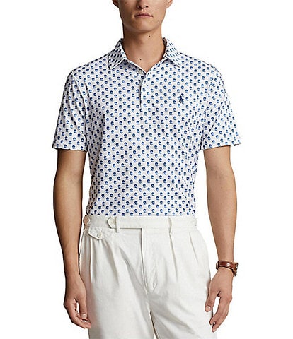 Polo Ralph Lauren Big & Tall Classic-Fit Striped Short Sleeve Mesh Polo  Shirt