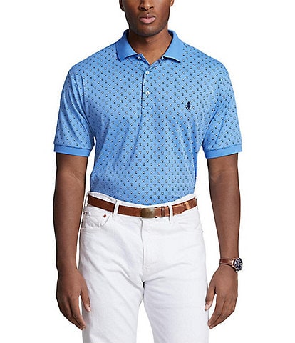 Polo Ralph Lauren Big & Tall Classic Fit Printed Soft Cotton Short Sleeve Polo Shirt