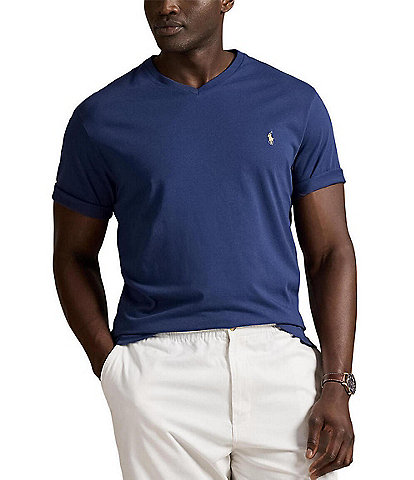 Polo Ralph Lauren Big & Tall Classic Fit Short Sleeve Cotton Jersey V-Neck T-Shirt