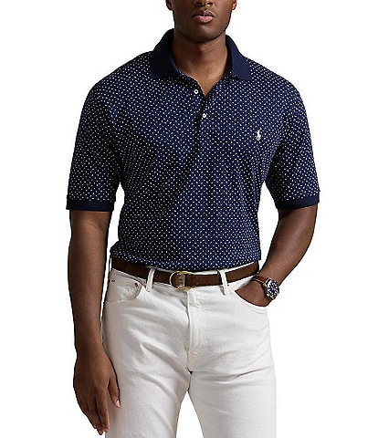 Polo Ralph Lauren Big & Tall Classic Fit Short Sleeve Foulard Print Short Sleeve Polo Shirt
