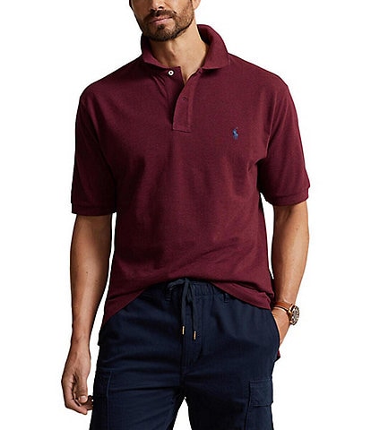 Polo Ralph Lauren Big & Tall Classic Fit Solid Cotton Mesh Polo Shirt