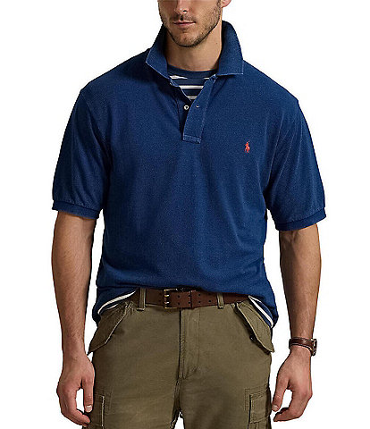 Polo Ralph Lauren Big & Tall Classic Fit Solid Cotton Mesh Polo Shirt