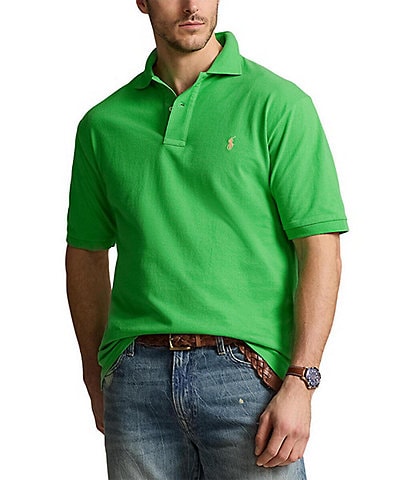 Polo Ralph Lauren Big & Tall Classic Fit Solid Cotton Mesh Polo Shirt