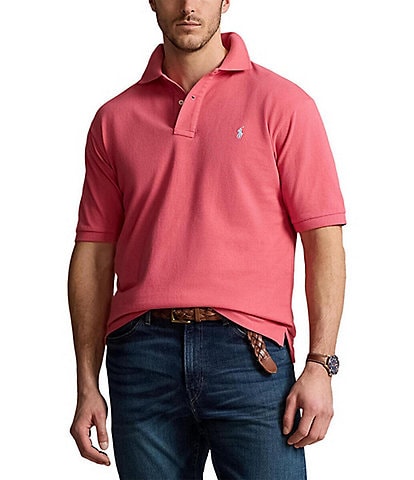 Polo Ralph Lauren Big & Tall Classic Fit Solid Cotton Mesh Polo Shirt