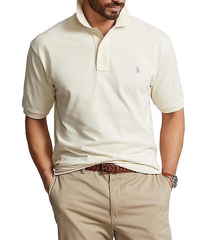 Polo Ralph Lauren Big & Tall Classic Fit Solid Cotton Mesh Polo Shirt