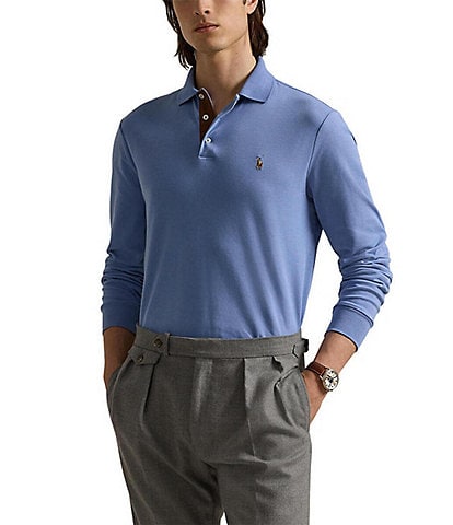 Polo Ralph Lauren Classic Fit Soft Cotton Long Sleeve Polo Shirt