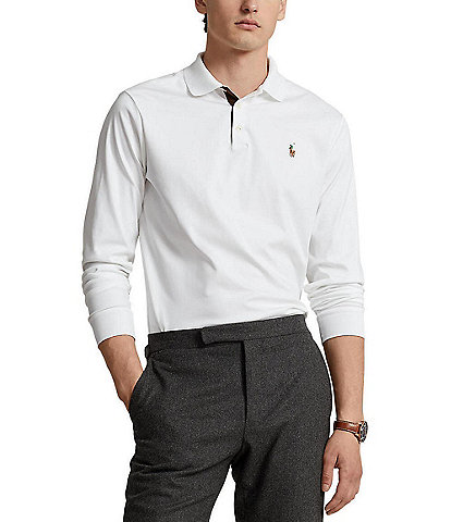 Polo Ralph Lauren Classic Fit Soft Cotton Long Sleeve Polo Shirt