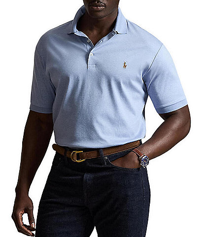 Polo Ralph Lauren Big & Tall Classic Fit Soft Cotton Multicolored Pony Polo Shirt