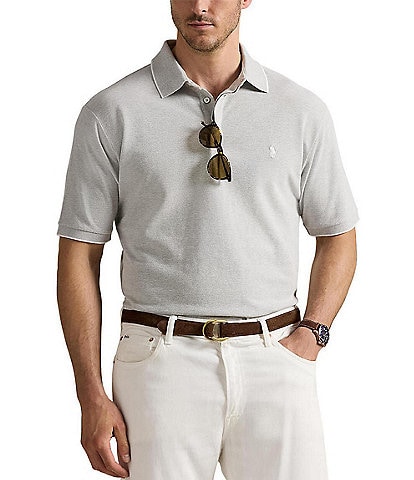 Polo Ralph Lauren Big & Tall Classic Fit Tipped Stretch Mesh Short Sleeve Polo Shirt