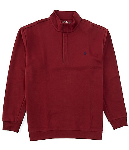 Polo Ralph Lauren Big & Tall Double-Knit Quarter-Snap Pullover