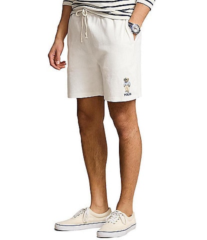 Polo Ralph Lauren Big & Tall Hemingway Bear 7.5#double; Inseam and 9.5#double; Inseam Shorts