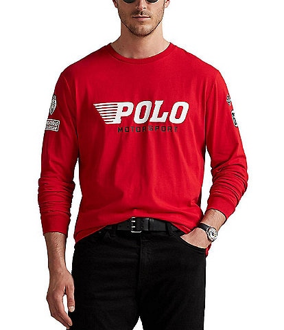 Polo Ralph Lauren Big & Tall Jersey Graphic Long Sleeve T-Shirt