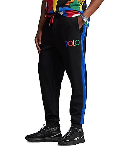 Polo Ralph Lauren Big & Tall Logo Double-Knit Color Block Jogger Pants