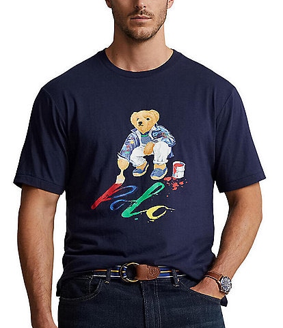 Polo Ralph Lauren Big & Tall Paint Bear Short Sleeve T-Shirt