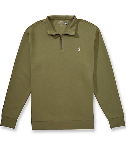 Polo Ralph Lauren Big & Tall Quarter Zip Double Knit Pullover