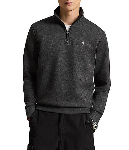 Polo Ralph Lauren Big & Tall Quarter Zip Double Knit Pullover