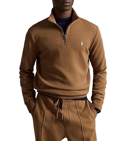 Polo Ralph Lauren Big & Tall Quarter Zip Double Knit Pullover