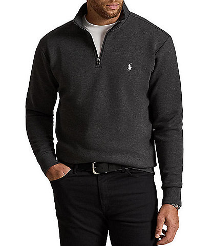 Polo Ralph Lauren Big & Tall Quarter Zip Double Knit Pullover