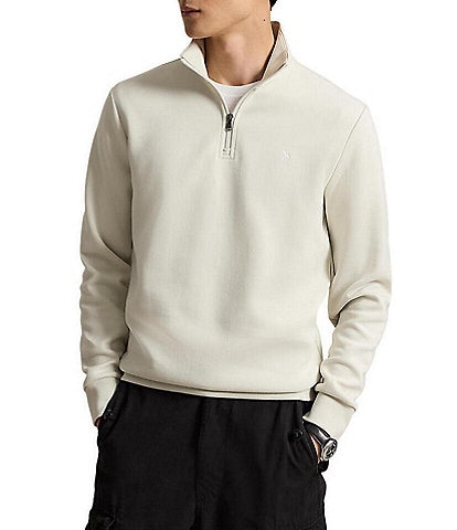 Polo Ralph Lauren Big & Tall Quarter Zip Double Knit Pullover